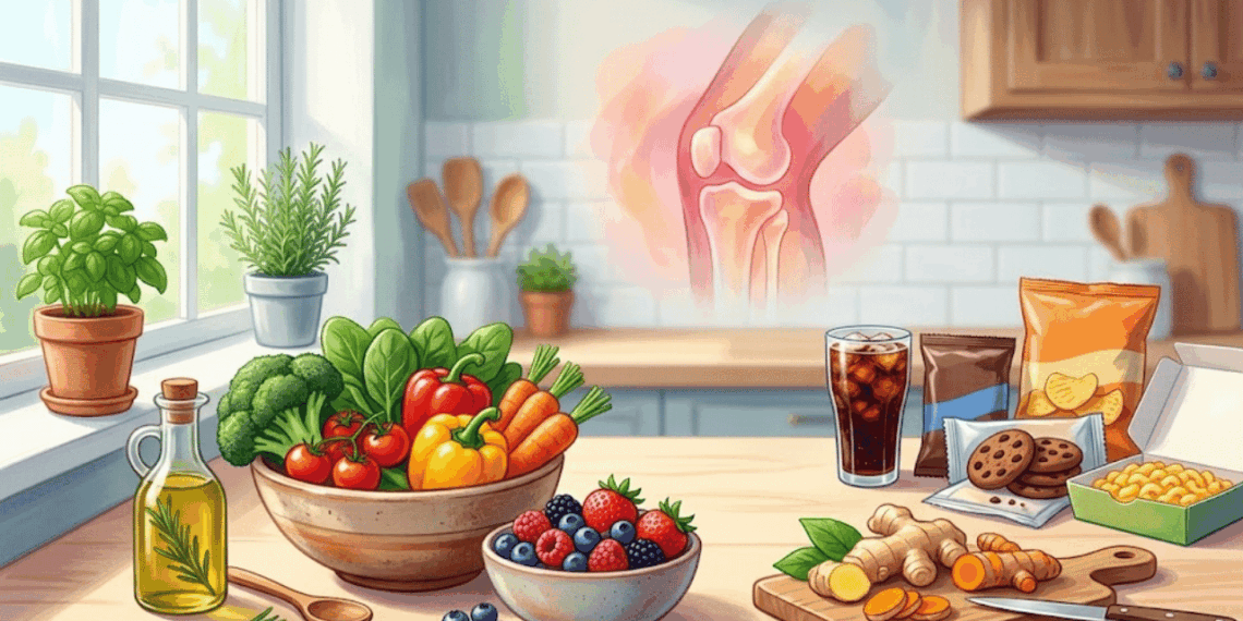 A dor nas articulações não se deve apenas ao desgaste físico, mas sim à inflamação sistêmica causada pelo excesso de ultraprocessados na dieta
