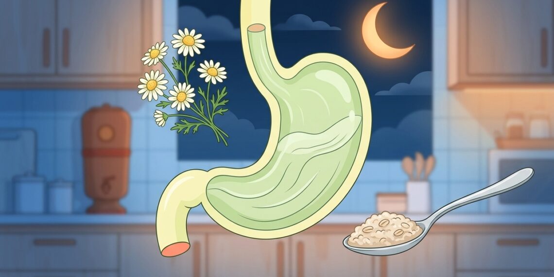 O que consumir antes de dormir para auxiliar a digestão durante a noite de forma natural e segura?