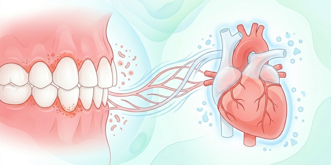 Saúde cardiovascular: a conexão entre o coração, a saúde bucal e a inflamação sistêmica