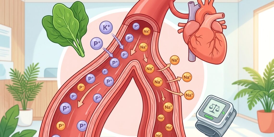 A pressão alta nos adultos não se deve somente pelo excesso de sal na dieta, mas sim ao baixo consumo diário de potássio, que equilibra o sódio dentro das células do corpo