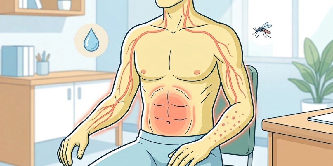 A dor abdominal na dengue que não deve ser tratada como cólica comum
