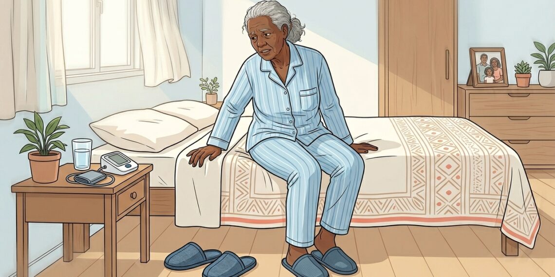 Você às vezes sente tontura ao se levantar rapidamente da cama?