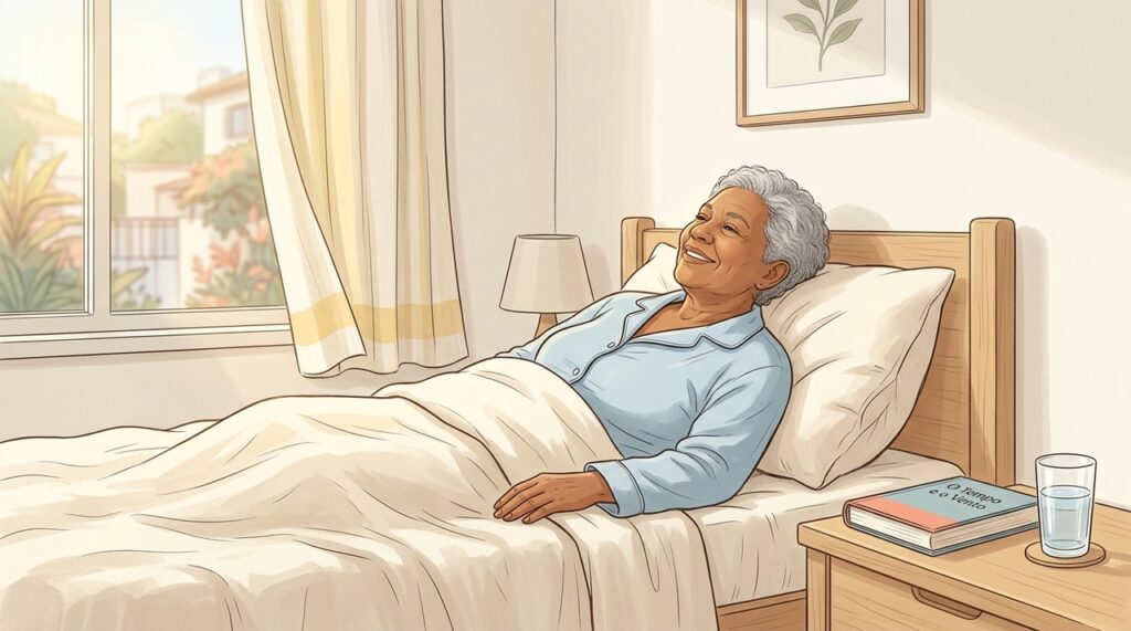 Quantas horas de sono são suficientes para os idosos e é importante que eles acordem cedo?