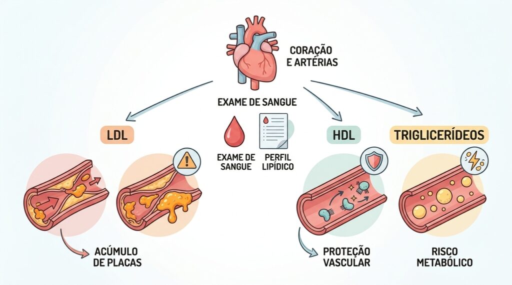 O colesterol total de 200 mg/dl não é ideal para todas as idades