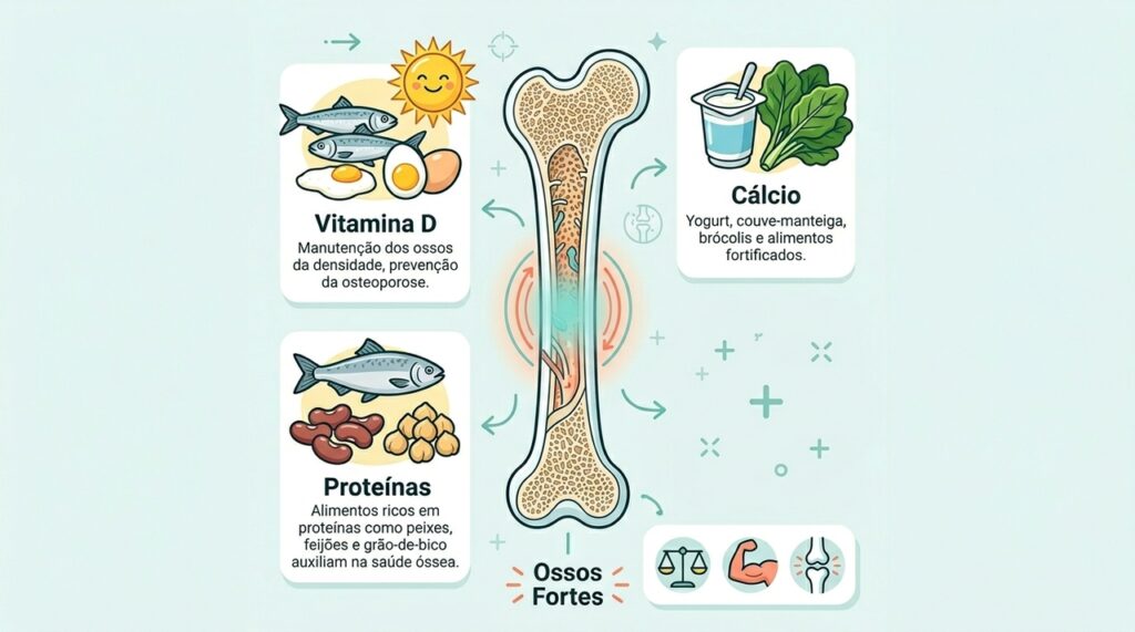 O que consumir durante o dia para fortalecer os ossos e prevenir a osteoporose