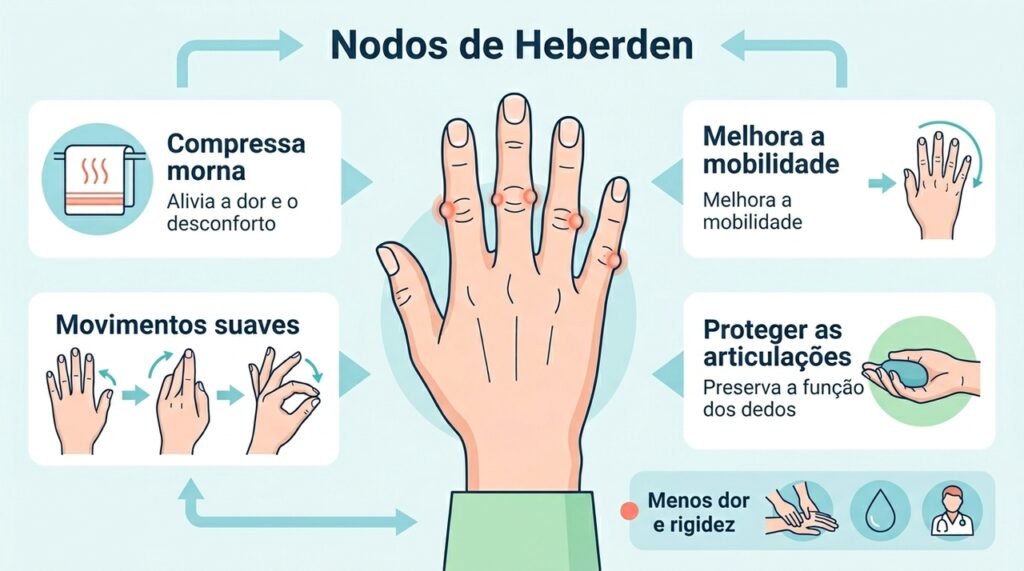Cinco dicas simples de autocuidado para aliviar a dor e a deformidade nos dedos causadas pelos "nódulos de Heberden”