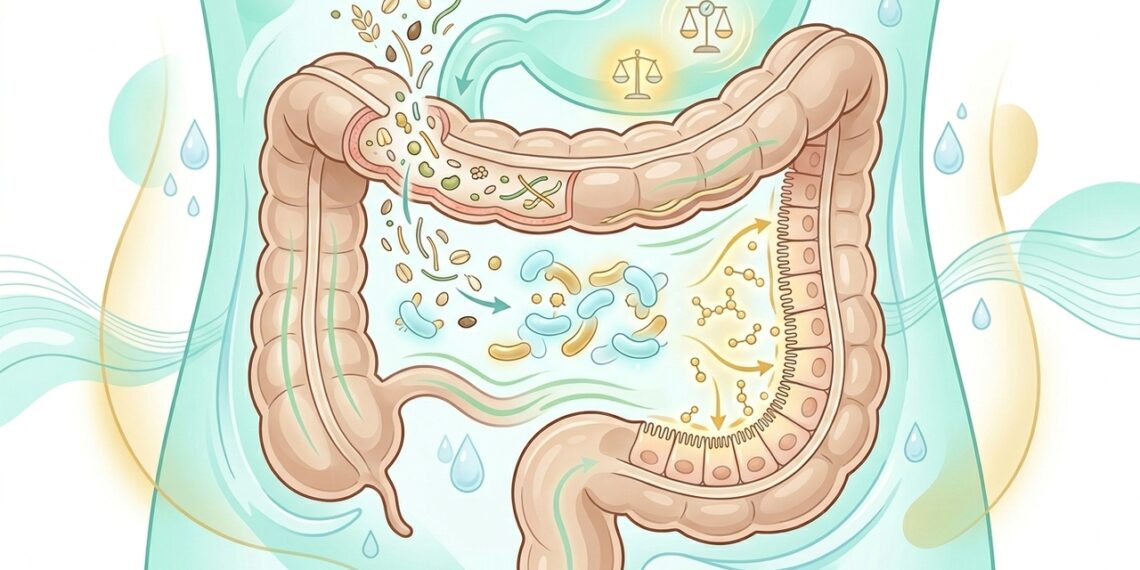 Qual o efeito do consumo diário de fibras na saúde do intestino e no controle do peso em pessoas com alimentação irregular?