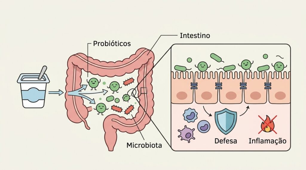 O iogurte natural traz benefícios para pacientes com baixa imunidade?