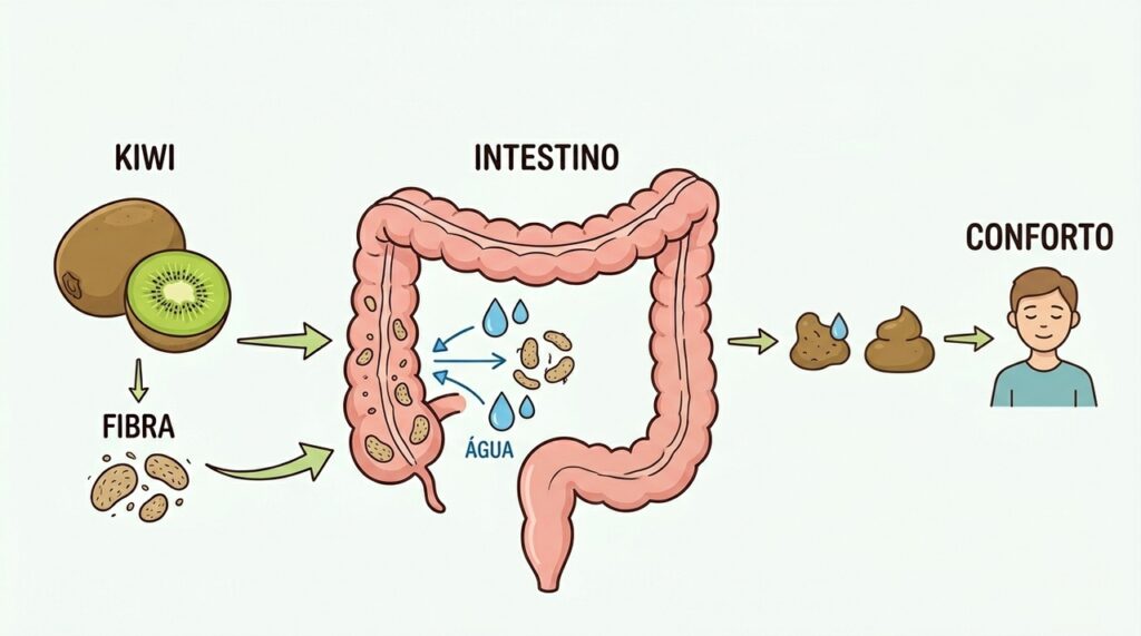 O kiwi traz benefícios para pacientes com constipação intestinal?