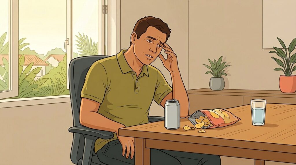 Comer ultraprocessados e passar o dia sentado é a tempestade perfeita para desenvolver resistência à insulina a partir dos 30 anos