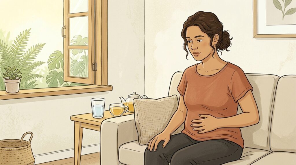 O que pode causar dor abdominal no lado direito?