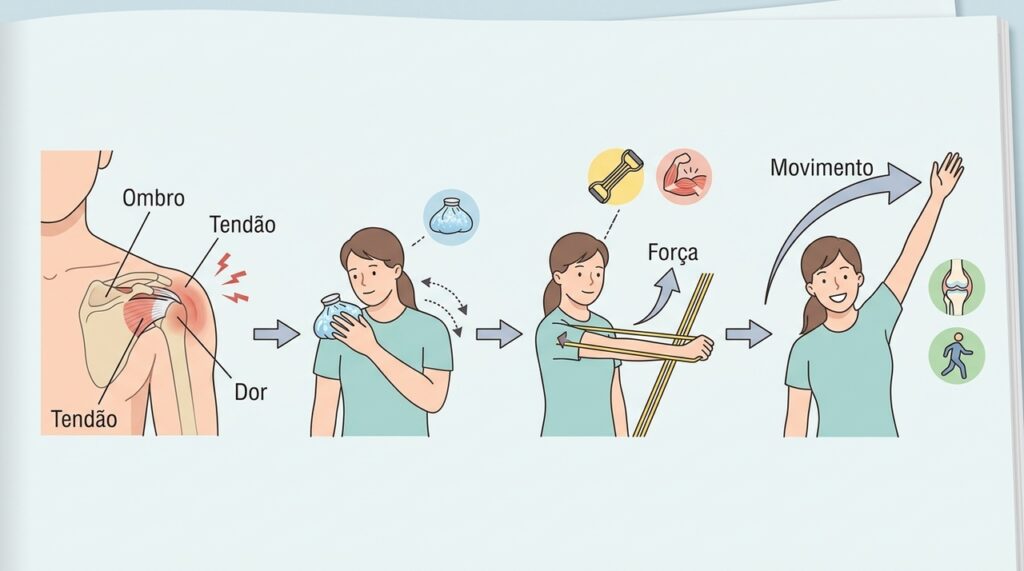 Pessoas com tendinite no ombro devem parar de se exercitar completamente?