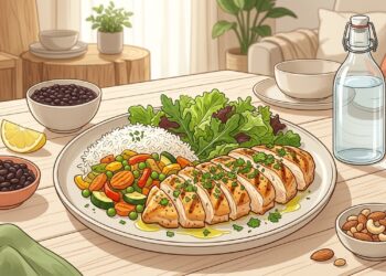 Que efeitos tem no metabolismo comer frango com arroz diariamente?