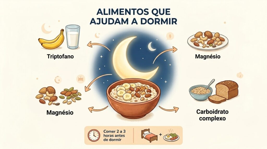 O que consumir antes de dormir para acalmar a mente e melhorar o sono