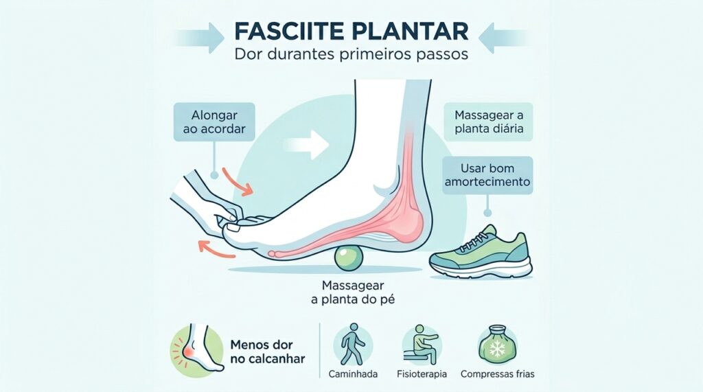 Quatro dicas simples de autocuidado para aliviar a dor e o inchaço nos pés causados pela "fascite plantar”