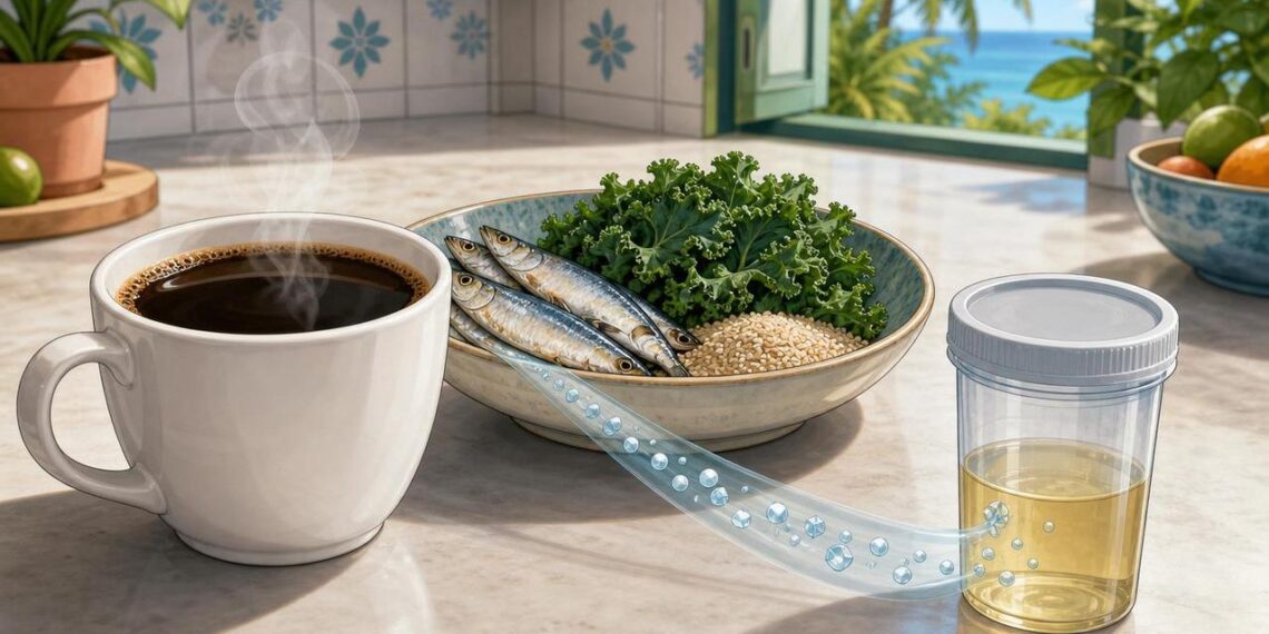 A falta de cálcio no corpo não se deve apenas ao baixo consumo de laticínios, mas sim ao excesso de cafeína que aumenta sua excreção urinária