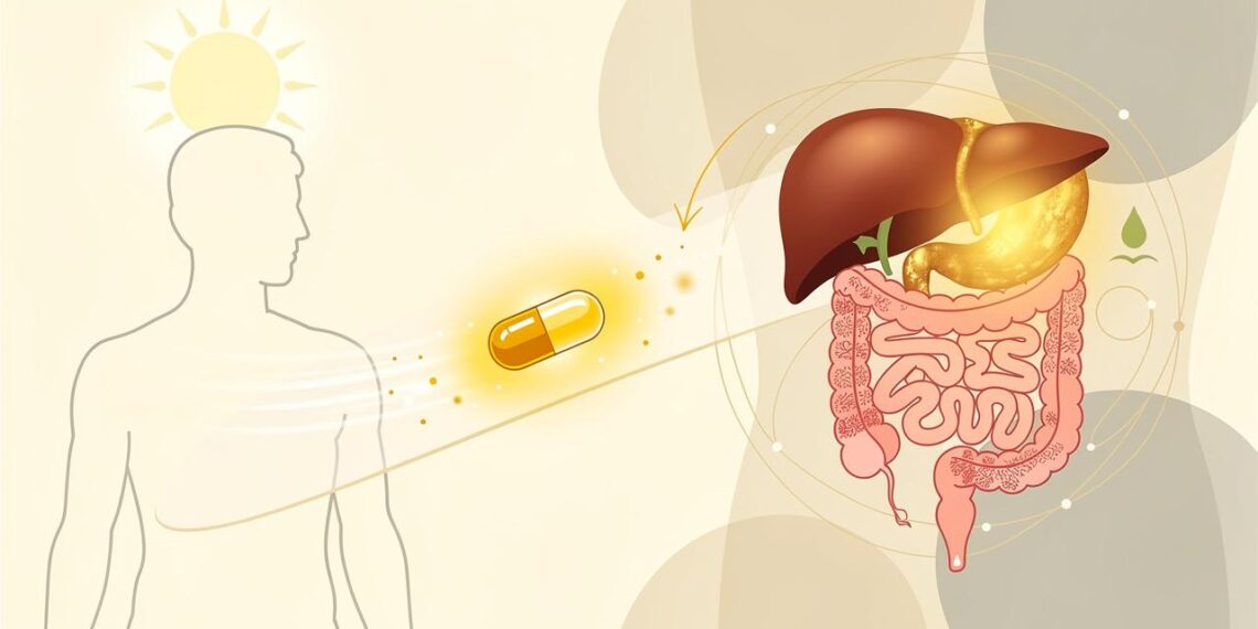 A falta de vitamina D no organismo geralmente não se deve à falta de exposição ao sol, mas sim a problemas digestivos crônicos, como inflamação intestinal ou irritação persistente do fígado