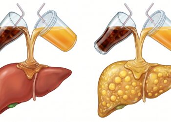 Açúcar líquido de sucos e refrigerantes pode sobrecarregar o fígado e aumentar o risco de diabetes tipo 2