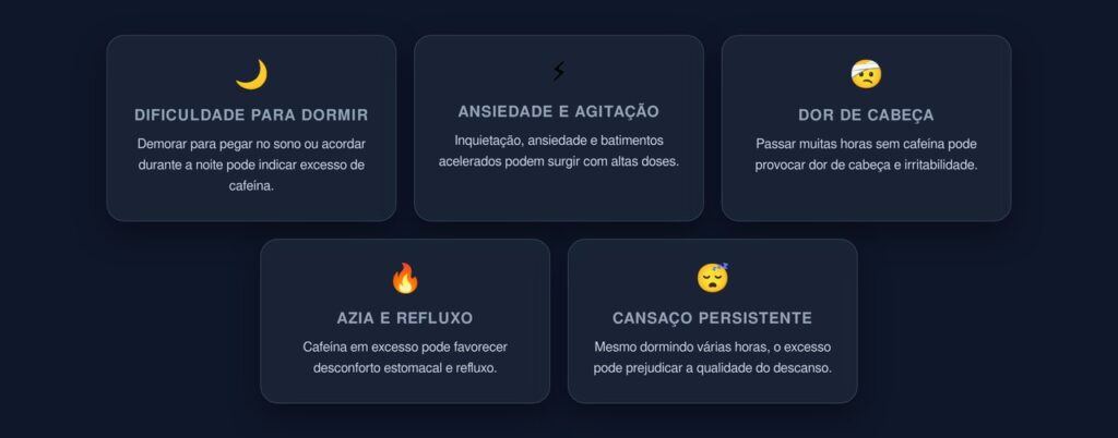 cafeína em excesso