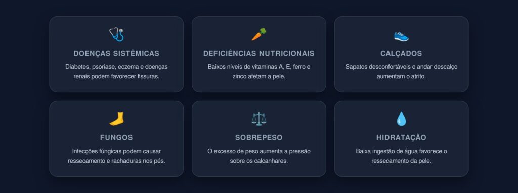 calcanhares rachados