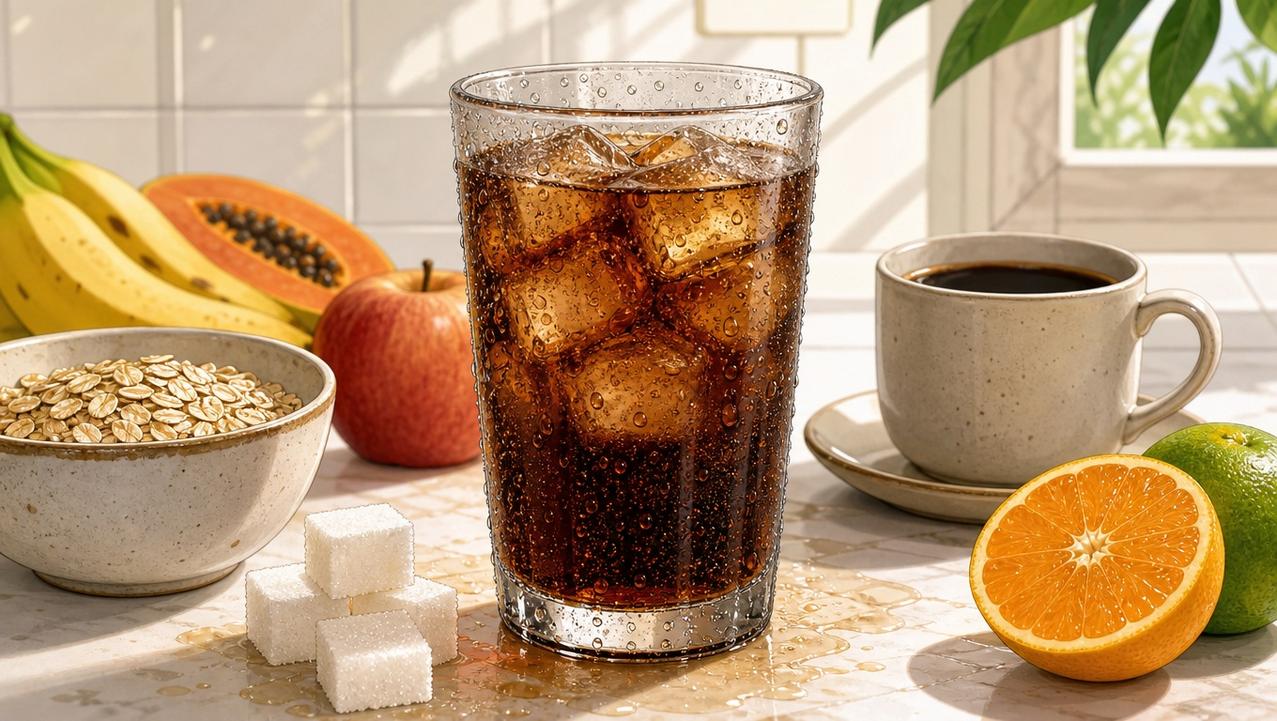 Reduzir bebidas açucaradas é uma medida prática contra a esteatose hepática.