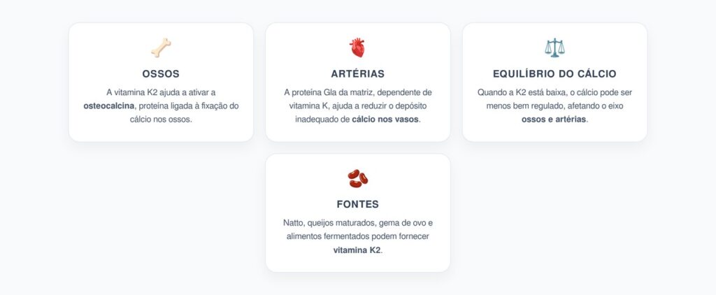Vitamina K2: O Nutriente Que Ajuda a Levar Cálcio Para os Ossos