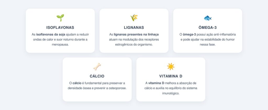 Quais são os principais nutrientes para essa fase?
