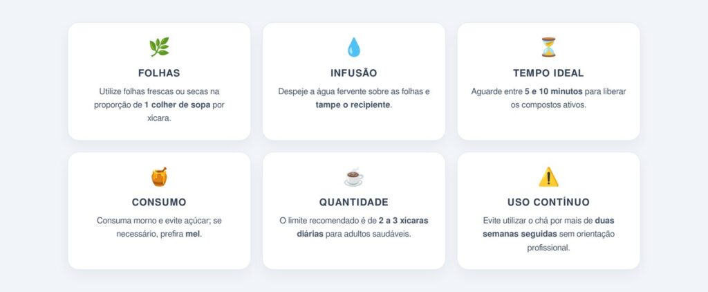 Como preparar e consumir o chá corretamente?