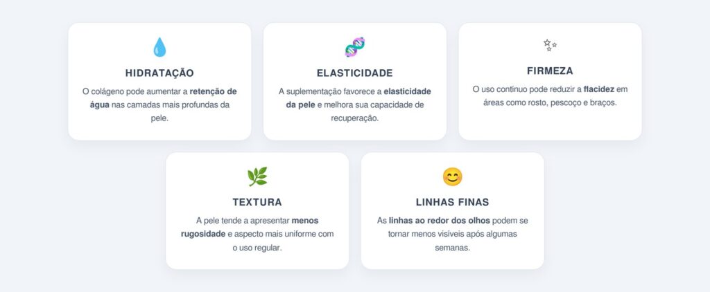Quais os efeitos do colágeno na pele?