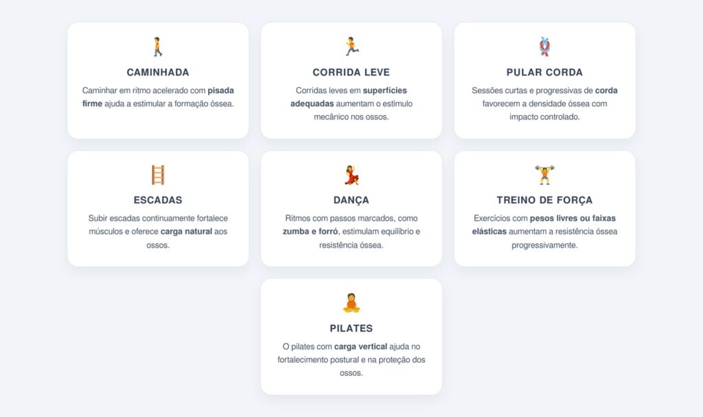 Quais são os melhores exercícios de impacto?