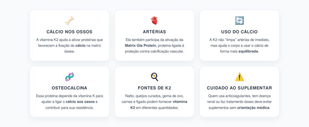 Vitamina K2: A Chave que Ajuda a Levar o Cálcio para os Ossos