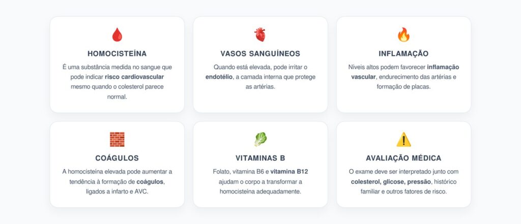 Homocisteína Alta: O Exame de Sangue que Pode Antecipar o Risco Cardíaco