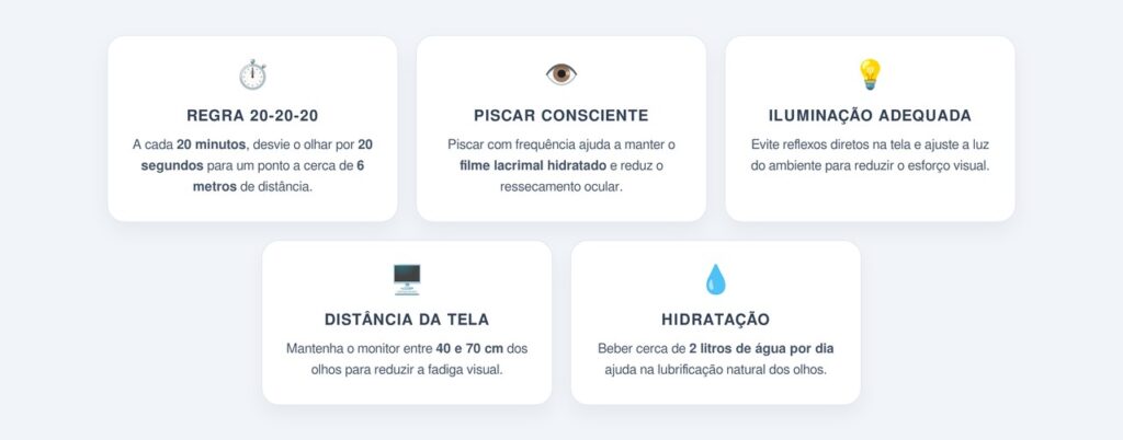 Quais hábitos diários ajudam a aliviar o desconforto?