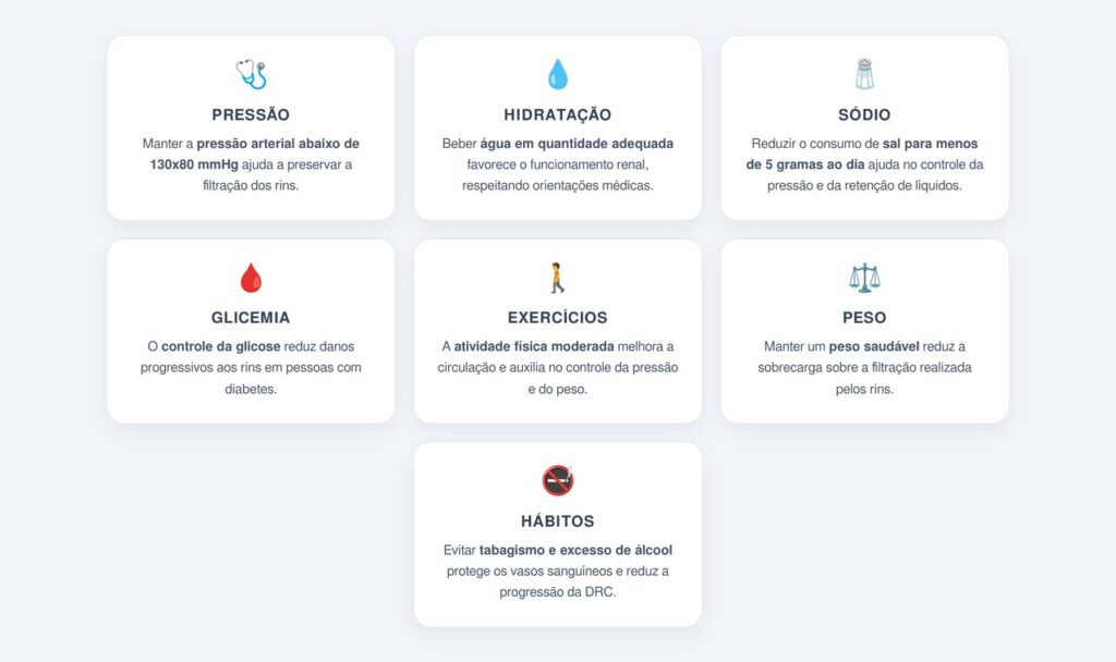 Quais hábitos melhoram a função renal?