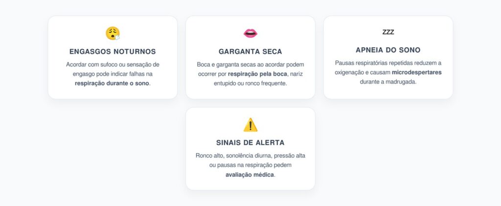 Acordar Engasgado à Noite: Sinal Oculto de Apneia do Sono