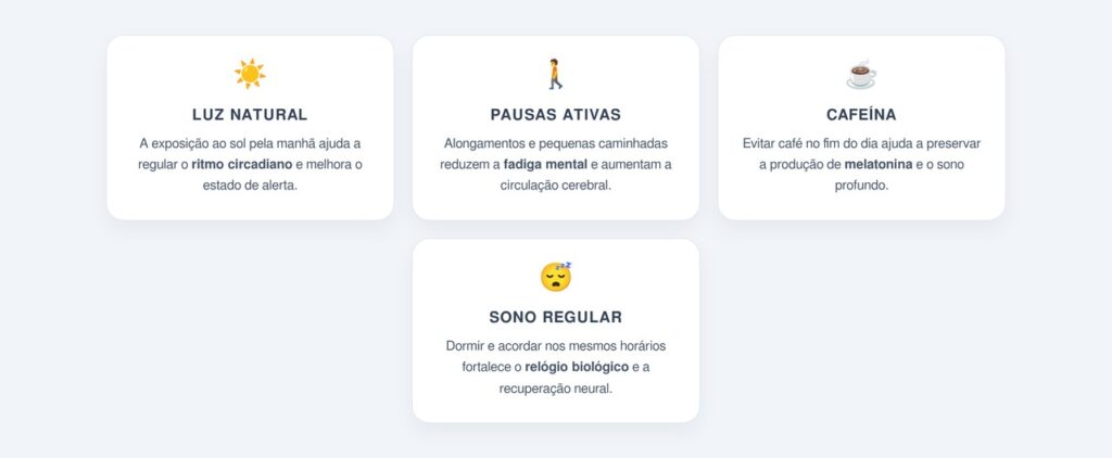 Quais são os outros 4 hábitos com respaldo científico?