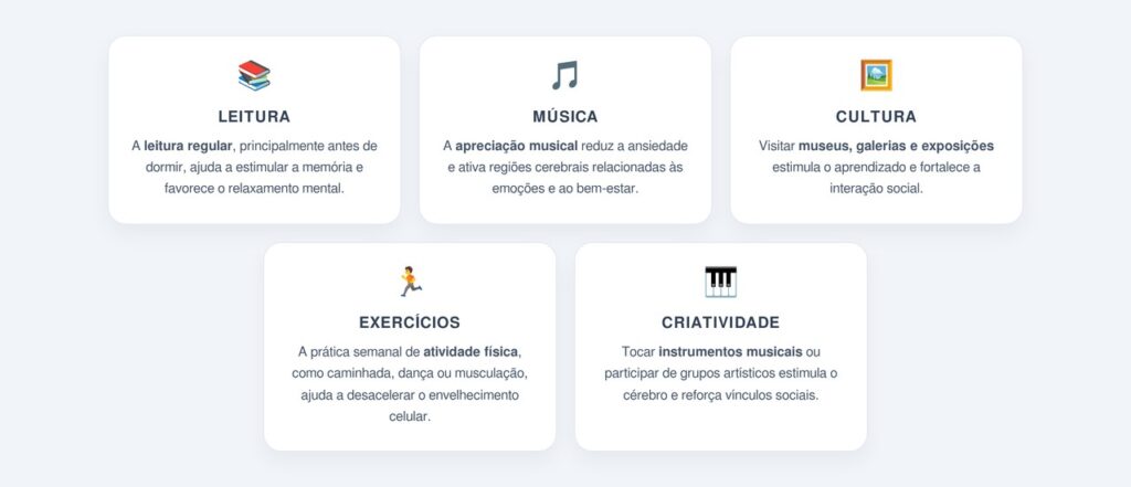 Quais atividades ajudam a desacelerar o envelhecimento?