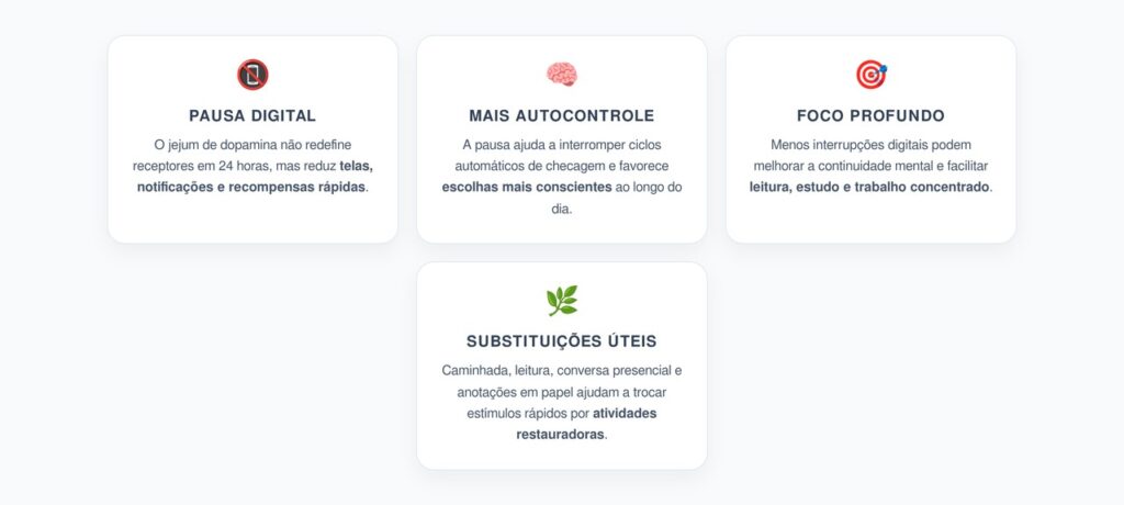 Jejum de Dopamina Digital: Como 24 Horas Longe das Telas Podem Melhorar o Foco