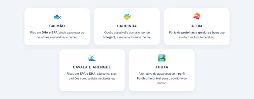 Quais peixes ajudam a controlar a ansiedade?