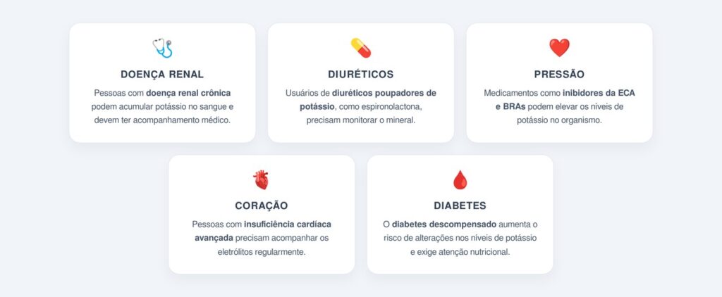 Quais cuidados são necessários para pessoas com função renal alterada?