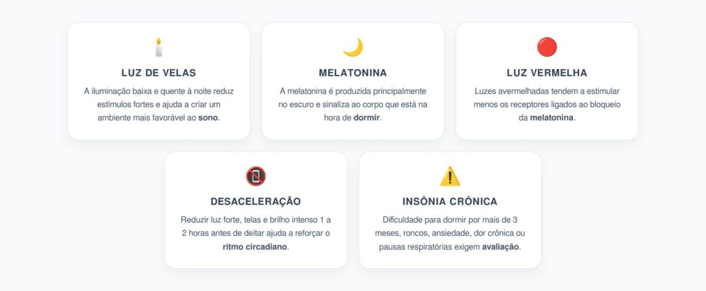 Luz Vermelha à Noite: Melatonina, Insônia e Sono Mais Profundo