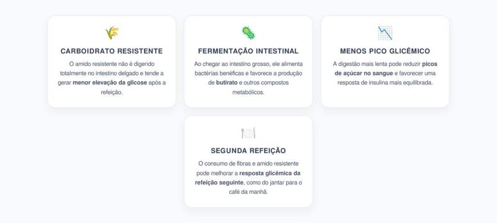 Amido Resistente: Como Ele Reduz Picos de Açúcar e Melhora a Próxima Refeição