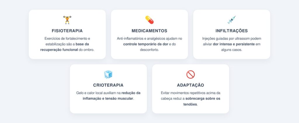 Quais tratamentos conservadores são indicados?
