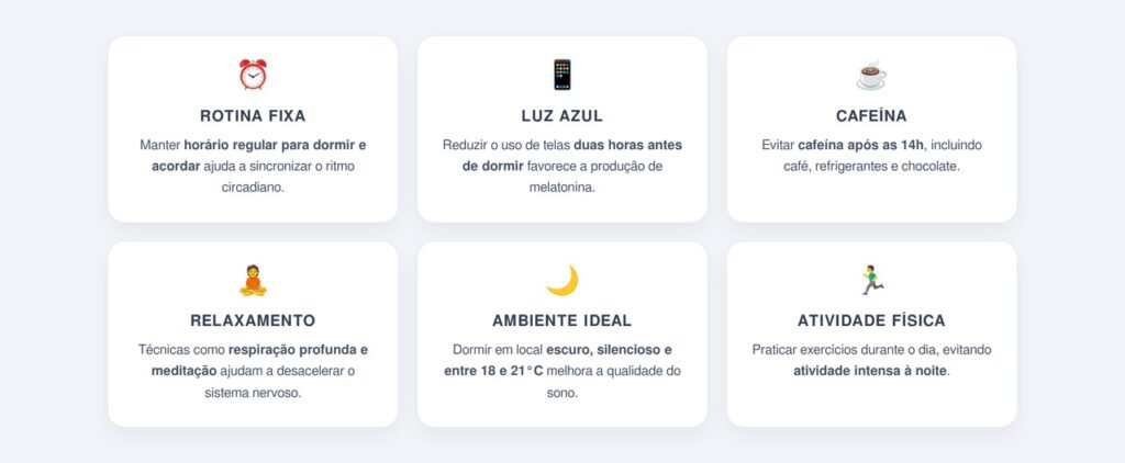 Quais ajustes restauram o sono naturalmente?