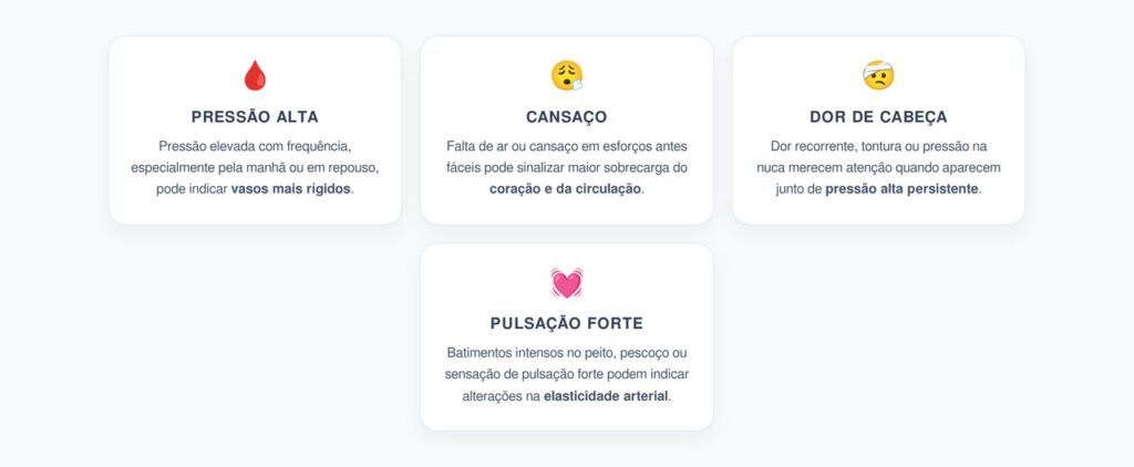 Sinais Silenciosos de Enrijecimento Arterial Antes dos 50