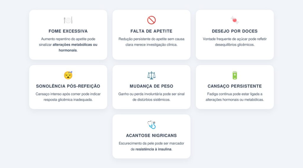 Quais sinais merecem atenção?