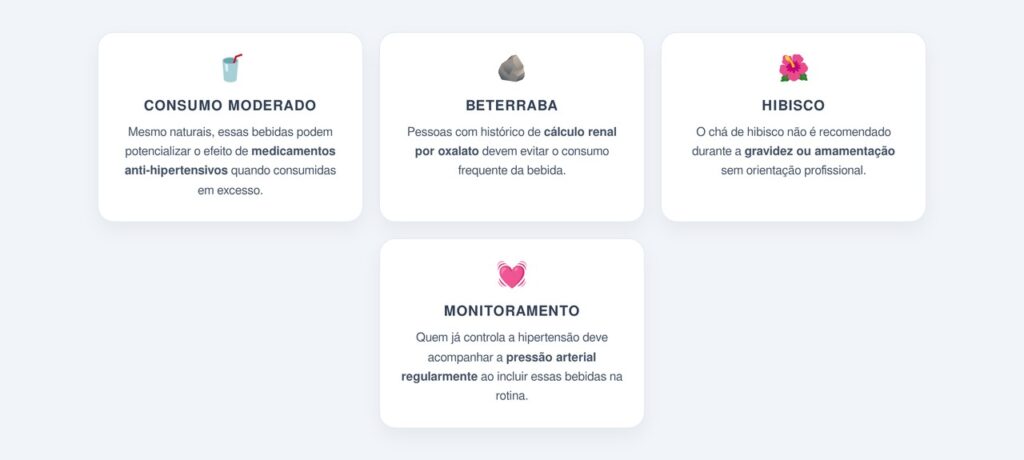 Quais cuidados ter ao consumir essas bebidas?