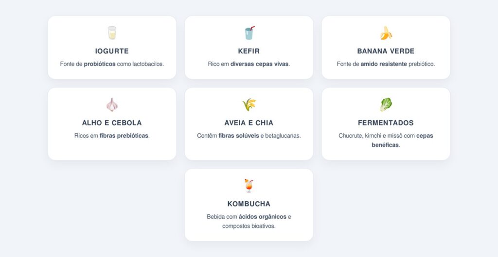 Quais alimentos protegem mais o intestino?