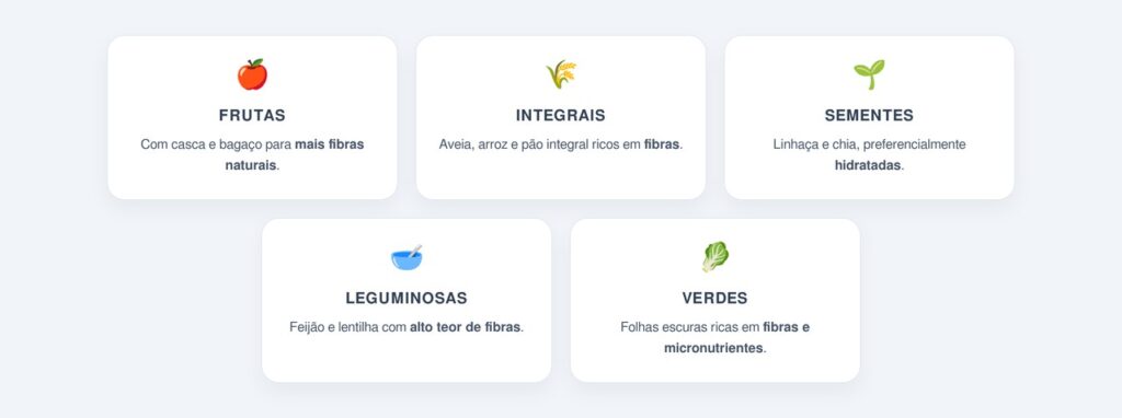 Como aumentar a ingestão de fibras de forma segura?