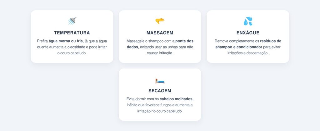 Como lavar o cabelo corretamente?